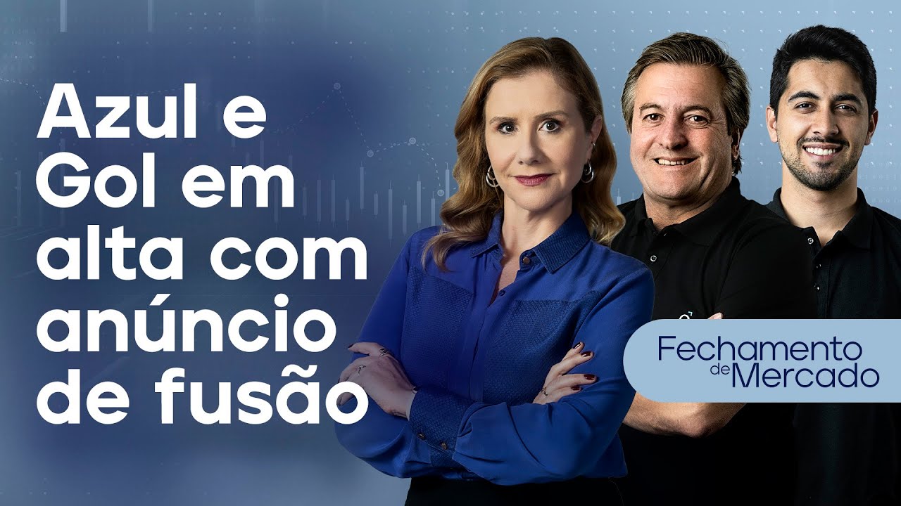 🔴 16/01/25 - AZUL E GOL SOBEM COM ANÚNCIO DE FUSÃO | Fechamento de Mercado