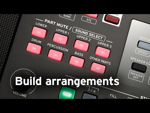 Korg EK-50 Features - Build arrangements