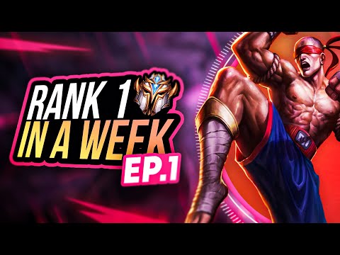 OVERPERFORMING AS LEE SIN | RANK 1 IN A WEEK - EP. 1