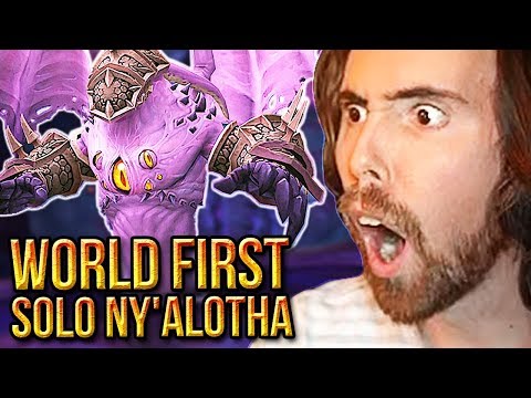 A͏s͏mongold AMAZED By World First SOLO Il'Gynoth & The Hivemind - Ny'alotha Raid | By Rextroy