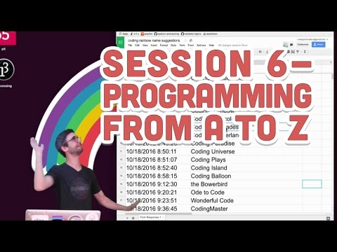 Live Stream #64: Session 6 - Programming from A to Z