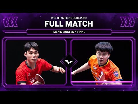 FULL MATCH | Jang Woojin vs Lin Yun-Ju| MS Final | WTT Champions Doha 2026