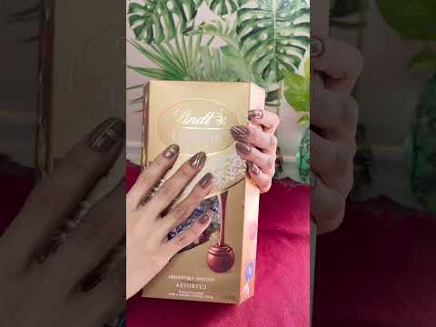ASMR | LINDT LINDOR CHOCOLATES #shorts #asmr #chocolate #
