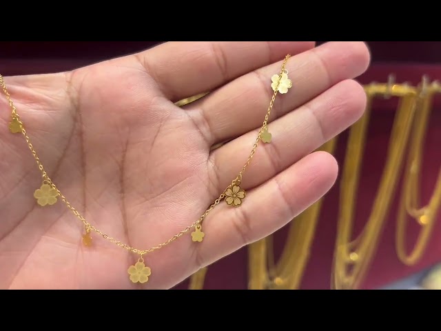 خلخال ذهب عيار 21