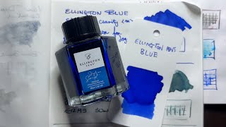 Inky Minutes: Ellington Skyline Script Blue Ink Review