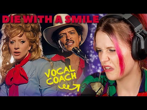 Vocal Coach Reaction to Lady Gaga & Bruno Mars' BRAND NEW SONG BABY "Die With a Smile".