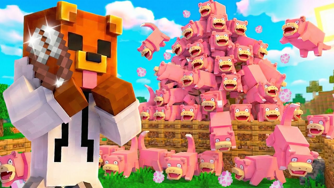 LA GRANJA MASIVA DE SLOWPOKES (Minecraft Pokemon, Episodio 5)