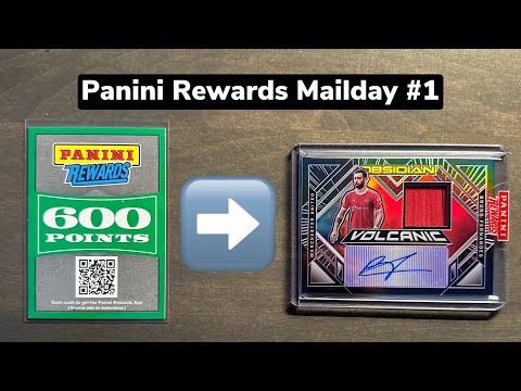 Panini Rewards Mailday #1 - How To Make Good Use of Points