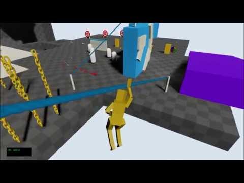 UE4 Adventure Kit WIP 32 - Zip Line & Improved Climbing