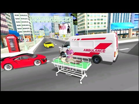 Policeman Ambulance Driver Simulator #2 - Emergency Rescue Truck - Android Gameplay