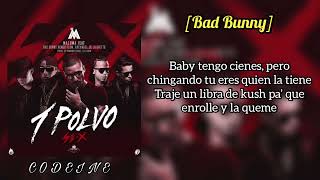 Maluma - Un Polvo (Letra) FT Bad Bunny, Arcángel, Ñengo Flow, De La Ghetto