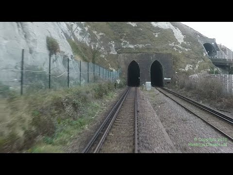 Ashford International to Dover Priory – Hastings DEMU cab ride – 31 December 2016