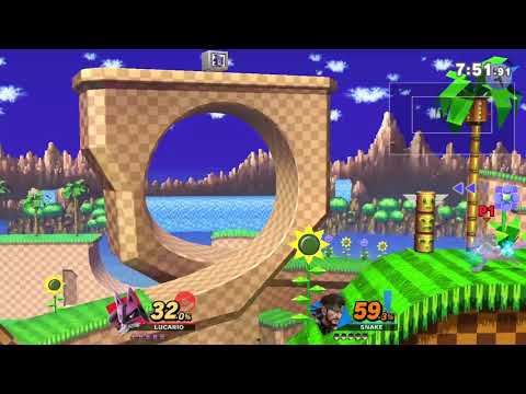 Super Smash Bros Ultimate - Lucario vs Snake