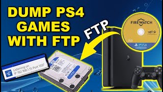 Dump PS4 Games to PC Through FTP Tutorial (ftpdump By Hippie68)