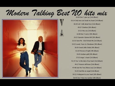 Modern Talking Best NO hits mix (One hour music from the heart by Thomas Anders and Dieter Bohlen)