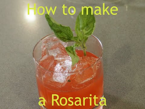 Cocktails with Shrubs - The Rosarita