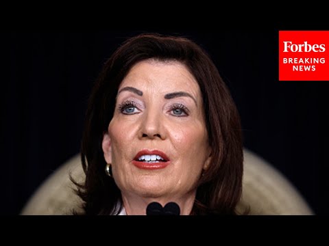 Gov. Kathy Hochul Holds Press Briefing To Announce Investments In Albany Infrastructure