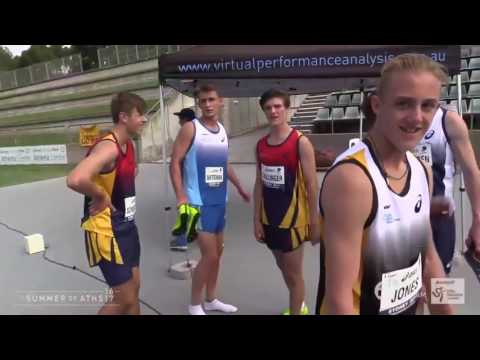 U15 Boys 100m - Final 3 - Asics Australian Little Athletics Championships