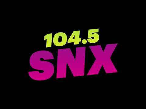 104.5 WSNX-FM Muskegon, MI Legal ID 1/13/23 8PM EDT "104.5 SNX"