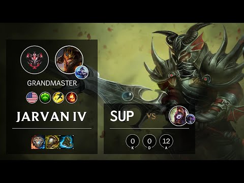 Jarvan IV Support vs Lulu - NA Grandmaster Patch 10.19