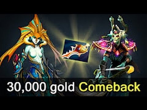 PRO DOTA CUP-HORDE vs SHARKS -7 00 Naga vs Medusa — epic comeback - azubu