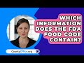 Which Information Does The FDA Food Code Contain? - CountyOffice.org