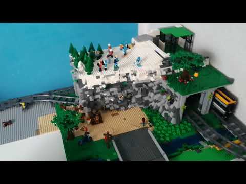 Der ländliche Bereich, der Berg | Lego Stadt Bau Nr. 14