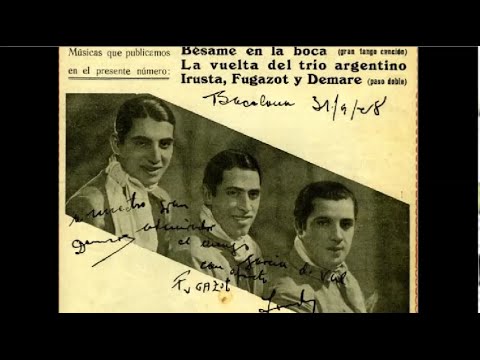 TRIO ARGENTINO -  BESAME EN LA BOCA -  TANGO