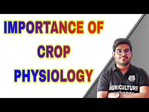 what is Crop physiology crop physiology kya hai crop physiology bsc ag second semester