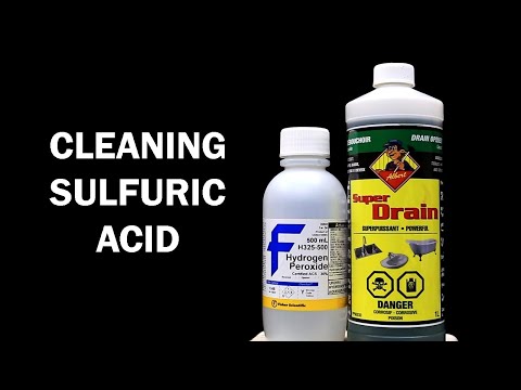 Purifying Sulfuric Acid Drain Cleaner