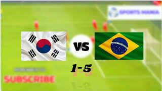 South Korea VS Brazil | International Friendlies | Highlights | 2022