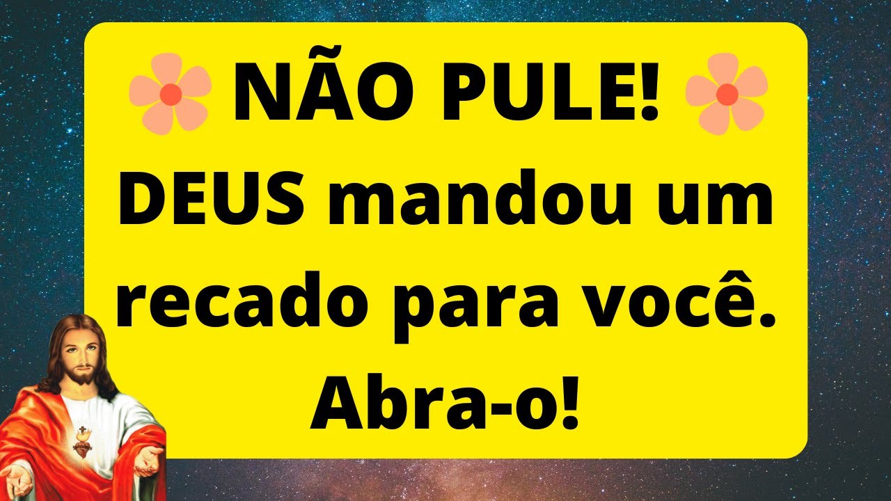 Mensagem de Deus para você hoje Alegre-se! Algo incrível está prestes a acontecer!