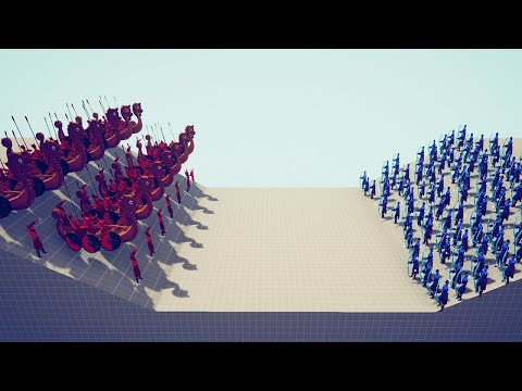 100X ICE ARCHERS VS 100X MELEE UNTIS - TOTALLY ACCURATE BATTLE SIMULATOR
