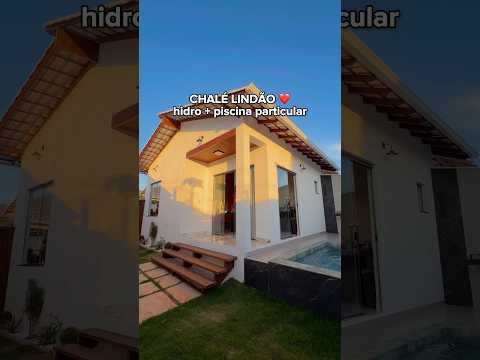 DESCONTÃO ♥️ CHALÉ PERTO DE BH: HIDRO E PISCINA PRIVATIVA. 🏡Casa Branca Lofts #serradocipo #mg