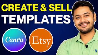 Canva Templates on Etsy | Step by Step Tutorial for Beginners thumbnail