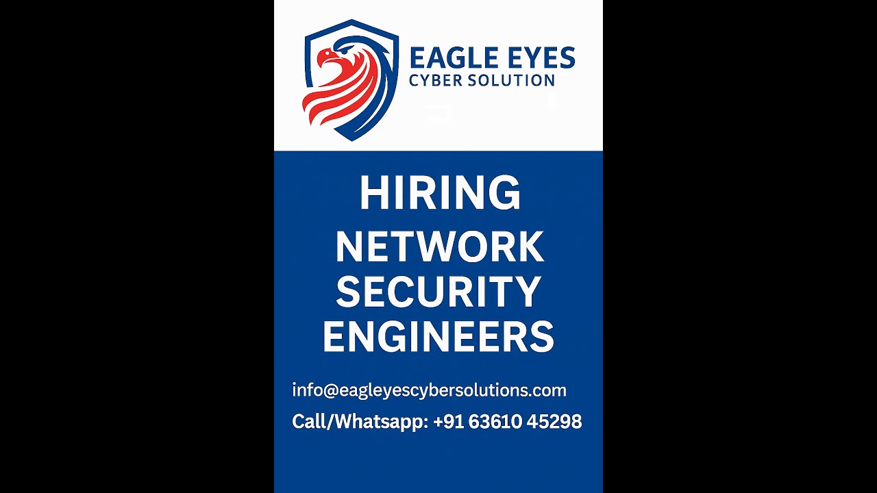 Hiring for Network Security Engineers