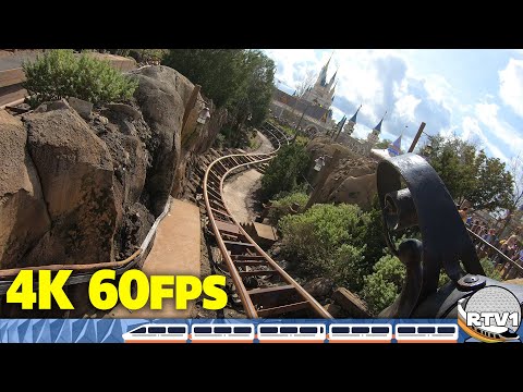 Seven Dwarfs Mine Train - 4K 60fps POV - Full Ride - Steady Cam | Walt Disney World