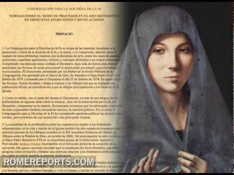 Vaticano explica en su web cómo comprueba las apariciones y revelaciones