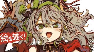 【活動再開目指して】絵を描くよ！！サムネの絵を加筆する！ベンチマークテスト配信 第66回【#鴨見カモミ／CAMOMI Camomi】