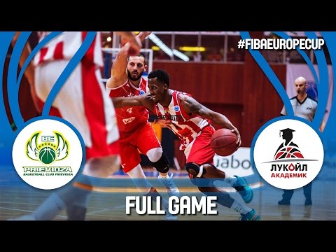 Prievidza (SVK) v Lukoil Academic (BUL) - Full Game - FIBA Europe Cup 2016/17