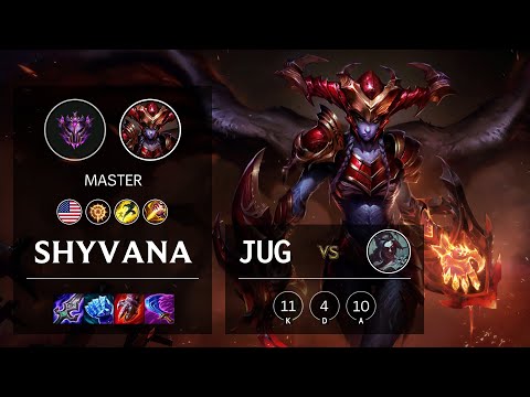 Shyvana Jungle vs Kayn - NA Master Patch 11.11