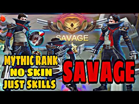 "NO SKIN JUST SKILLS"GRANGER SAVAGE GAMEPLAY IN MYTHIC RANK/MLBB