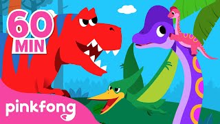 [BEST] Dinosaurs songs and more! | Compilation | Trex, Brachiosaurus | Pinkfong Rhymes for Kids