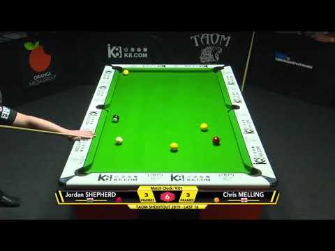 Jordan Shepherd v Chris Melling Taom Shootout Series 2019 Superb Shots to win frame