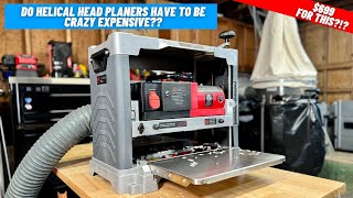 High End Wood Planing On The Cheap?? || FindBuyTool Helical Wood Planer FB131H 13"
