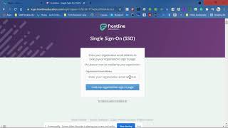 Frontline Login Process via the web formerly AESOP