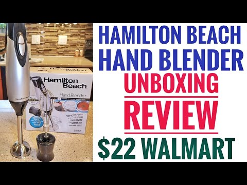 UNBOXING + REVIEW Hamilton Beach 2 Speed Hand Blender 59762 From Walmart $21