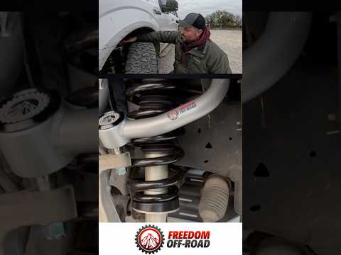 We recently installed the Freedom Off-road USA 2” lift kit & uniball upper control arms on our F150