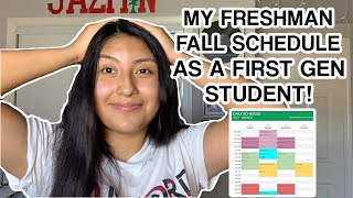 My Fall Frosh Class Schedule at Stanford as a First-Gen Low-Income Student