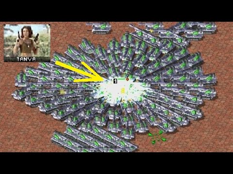 Trying to Kill Tanya with Tank Destroyers:  Red Alert 2